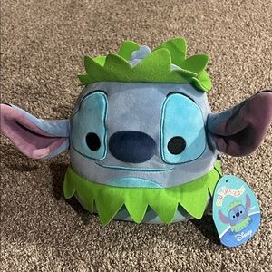 NWT Disney Stitch Squishmallow Plush Hawaiian 🌺